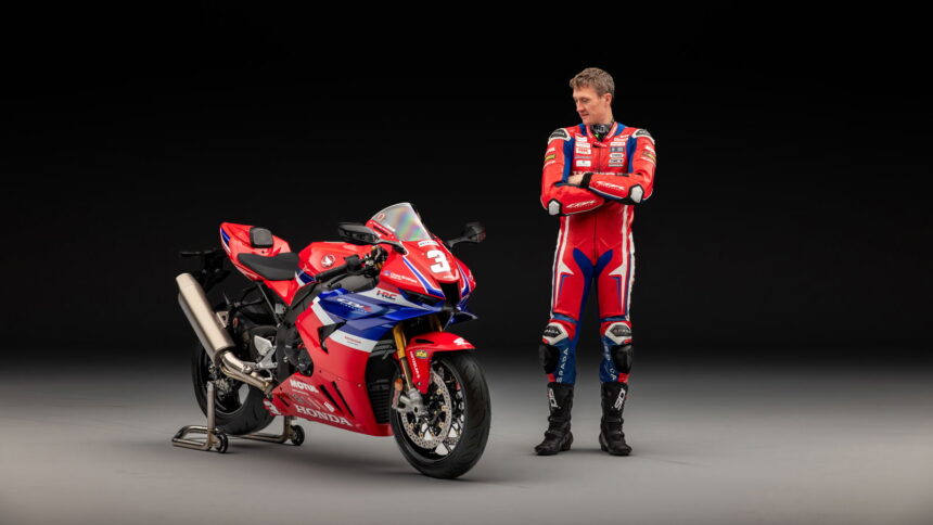 Honda launches special edition Fireblade in honor of Dean Harrison