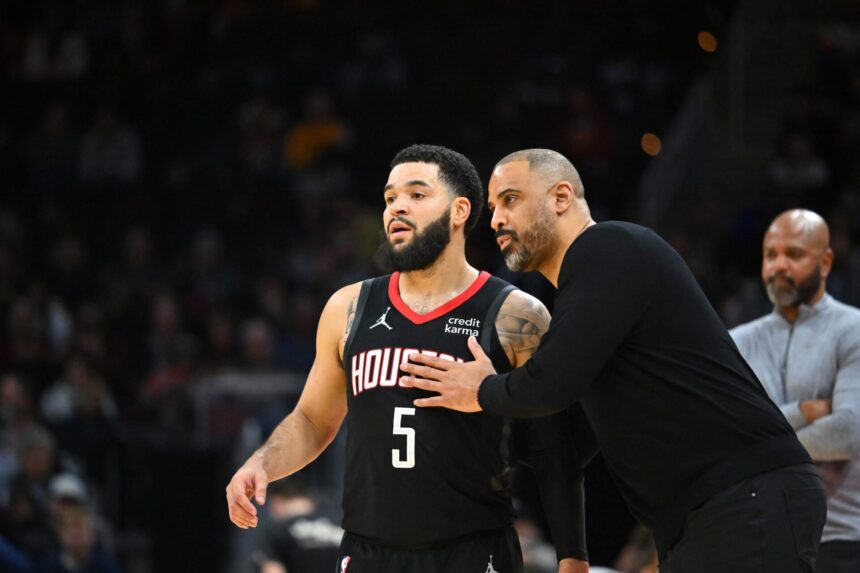 Ime Udoka has already seen signs that the Houston Rockets can succeed without Fred Vanvleet