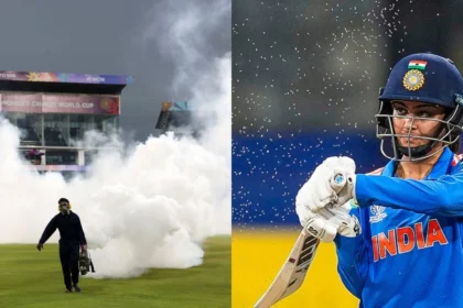 Insects Attack India Pakistan Match Watch India And Pakistan Attacked During Live World Cup Match Play Halted