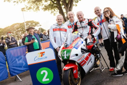 Isle of Man TT veteran takes time out of incredible 42-year career