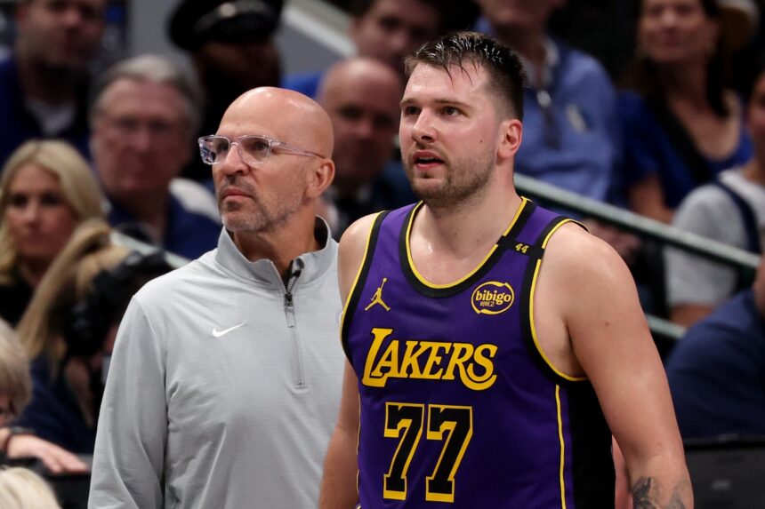 Jason Kidd's reaction to Luka Doncic doing well compared to his stint with the Mavericks: "We hope so..."