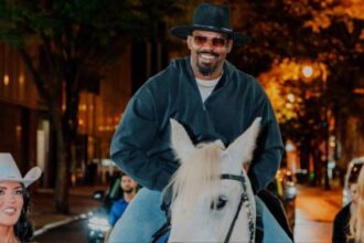 Jon Jones Trolls Tom Aspinall By Riding a Horse with an Eye Patch Following UFC 321 Eye Poke Controversy