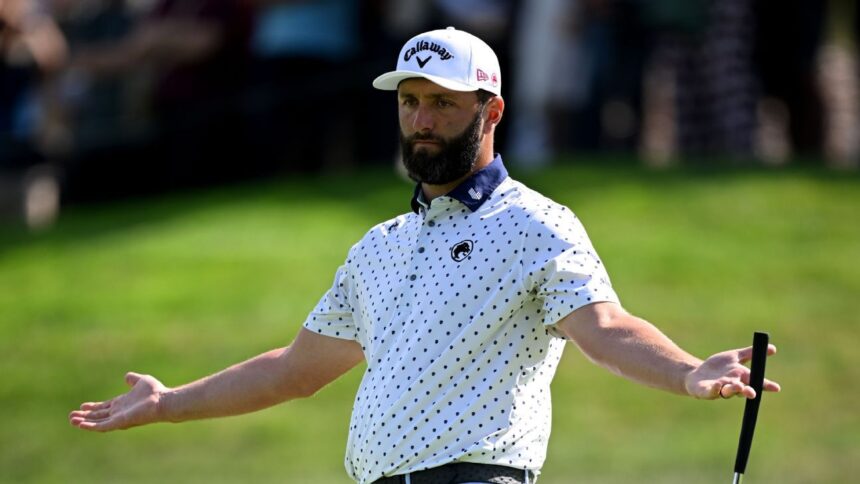 Jon Rahm barks at Marshall in first round of Spanish Open