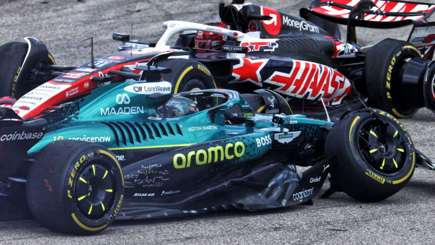 Lance Stroll demoted from F1 American Grand Prix grid due to sprint collision