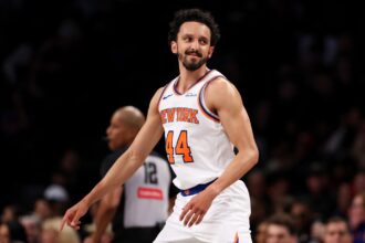 Landry Shamet could lose the NY Knicks roster spot to training camp with a 50% three-point shooting in the preseason.