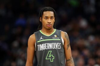 Rob Dillingham, point guard of the Minnesota Timberwolves