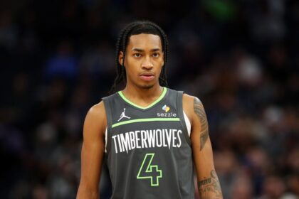 Rob Dillingham, point guard of the Minnesota Timberwolves