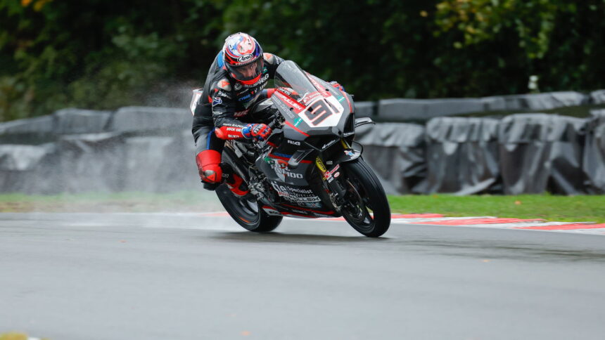 Leon Haslam "can't complain" but reveals the cause of the final corner error at Alton Park BSB