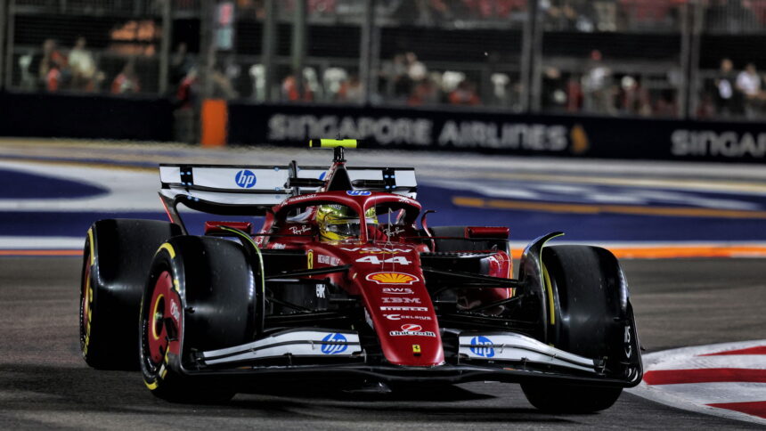 Lewis Hamilton's body language provides clues on Ferrari's form at the Singapore Grand Prix