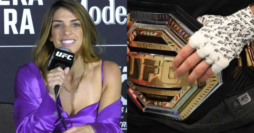 Mackenzie Dern Visualizes Her Moment of Glory - When Dana White Puts the Belt On Her at UFC 321