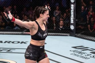 Mackenzie Dern aims to win UFC gold at the same venue where she won the Jiu-Jitsu World Championship against Gabi Garcia