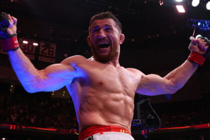 Merab Dvalishvili Celebrates UFC 316 Win