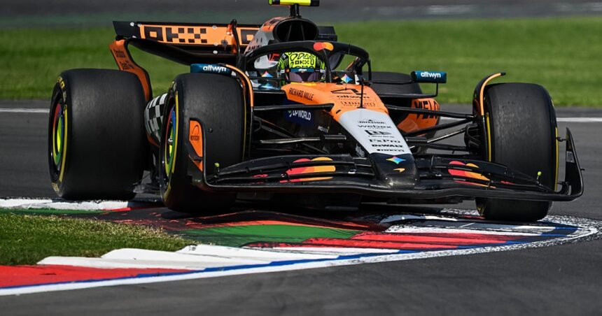 Norris dominates Mexico qualifying, Piastri falls to 8th place