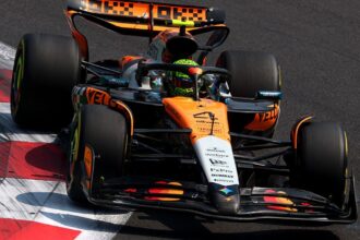 Norris ramps up third practice session in Mexico as other title contenders struggle