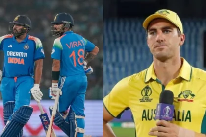 Pat Cummins Rohit Sharma And Virat Kohli