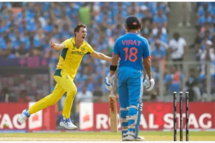 India vs Australia - Pat Cummins And Virat Kohli