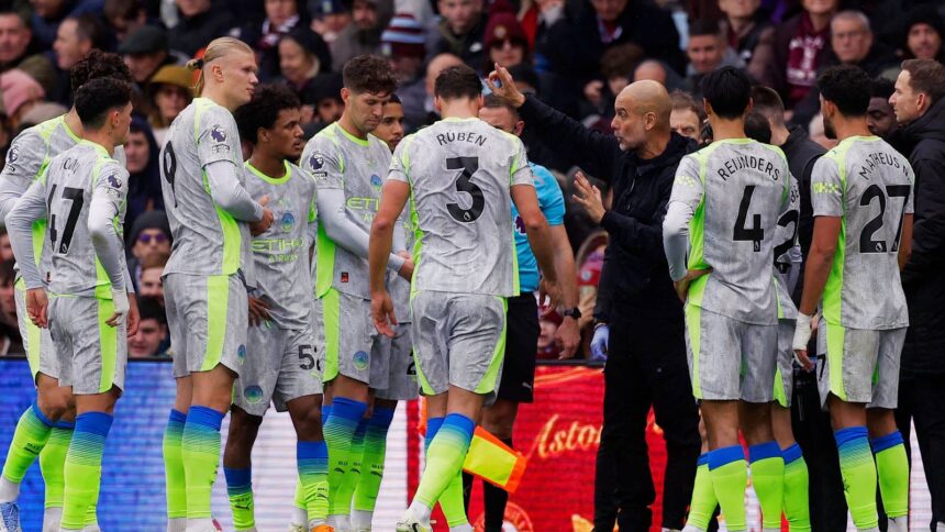 Pep must take off Man City star after losing possession 18 times