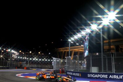 Piastry that disrupts Singapore FP2 significantly