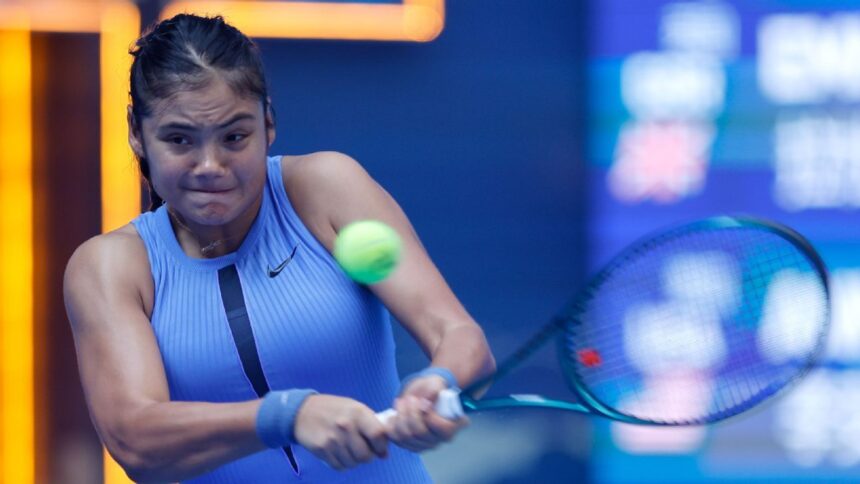 Raducanu withdraws from first round match of Wuhan Open