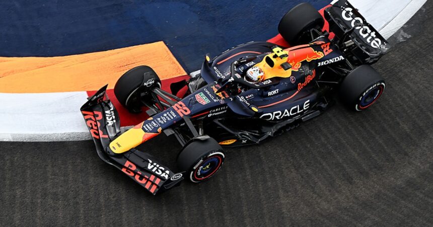 Red Bull makes more profits with Singapore's front wing update