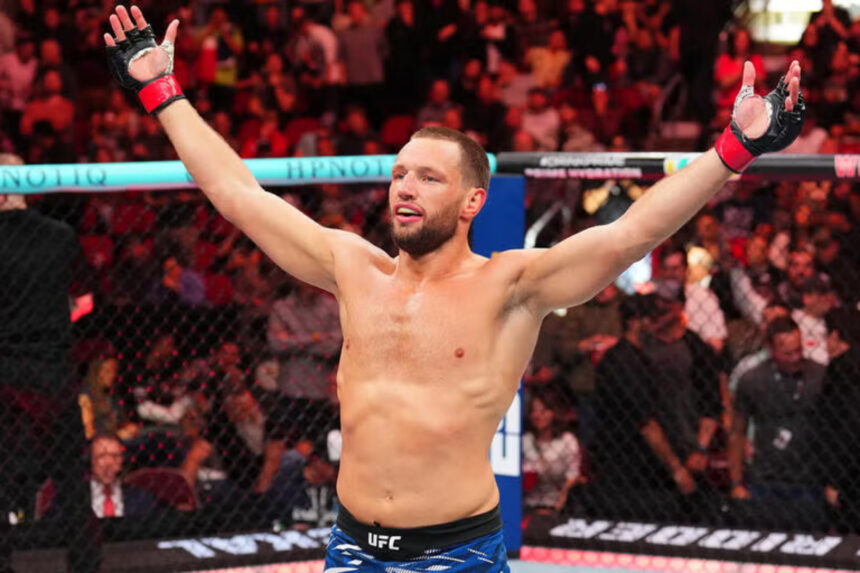 Reinier de Ridder UFC celebration