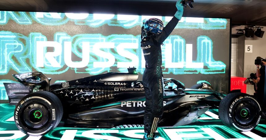 Russell is thrilled with a decisive Singapore Grand Prix victory