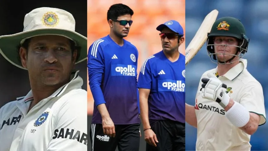 Shubman Gill Sachin Tendulkar Steve Smith
