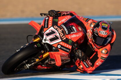 Starting grid for the Jerez World Superbike final round after the controversial collision between Brega and Razgatlioglu