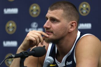 The NBA Insider tells Denver Nuggets fans not to be excited about Nikola Jokic's promise.