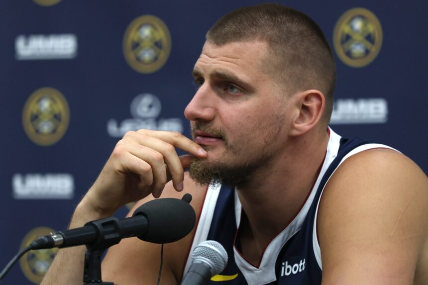 The NBA Insider tells Denver Nuggets fans not to be excited about Nikola Jokic's promise.
