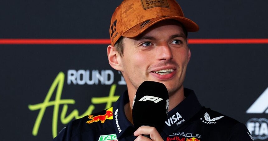 Verstappen excited about battle with McLaren after winning USGP sprint pole