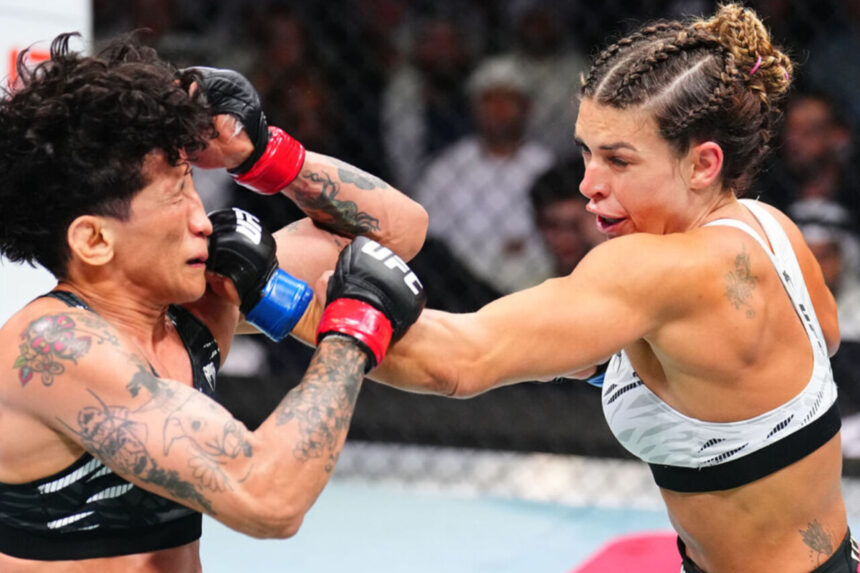 Mackenzie Dern defeats Virna Jandiroba at UFC 321