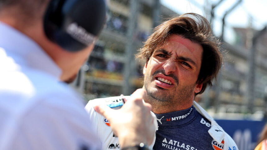 Williams explains cause of Carlos Sainz's bizarre pitlane speeding in Mexico