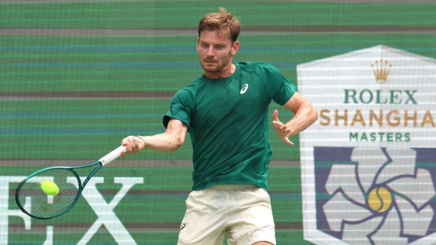 David Goffin overcomes one set of losses, advances in Shanghai