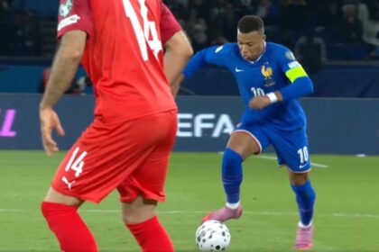 Goals from Mbappé, Rabiot and Thauvin as France ease past Azerbaijan and remain top of group in World Cup qualifiers (Video)
