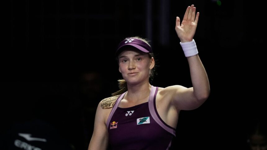 Rybakina defeats Pegula to advance to WTA Finals title match