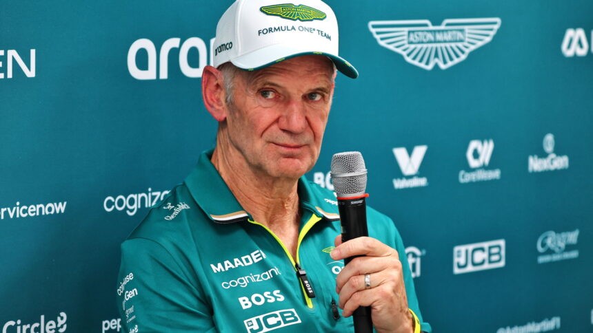 Adrian Newey named Aston Martin team principal for 2026 in shock move