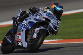 Alex Marquez tests Ducati factory aero at MotoGP practice in Valencia: 'No'