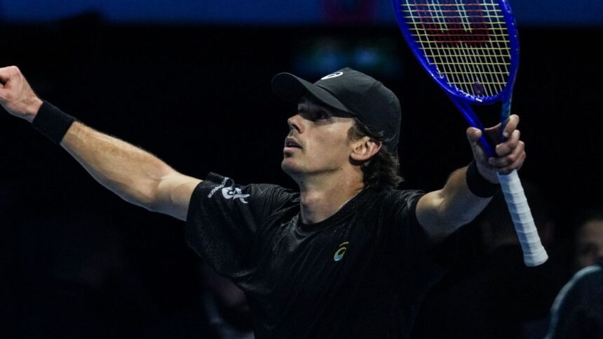 Alex de Minaur defeats Taylor Fritz to win first ATP Finals