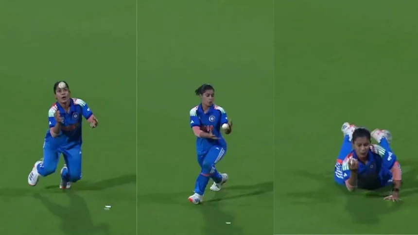 Amanjot Kaur Grabs Greatest Catch In Women S Cricket History As Deepti Sharma Dismisses Laura Wolvaardt In World Cup Final