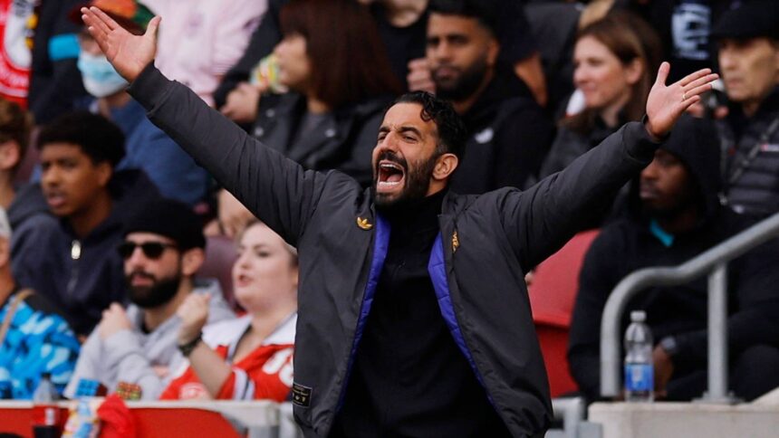 Amorim slaps Manchester United star on £120,000-a-year salary in front of team-mates against Carrington