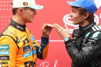 Antonelli 'frustrated' at falling behind Norris again in Brazil