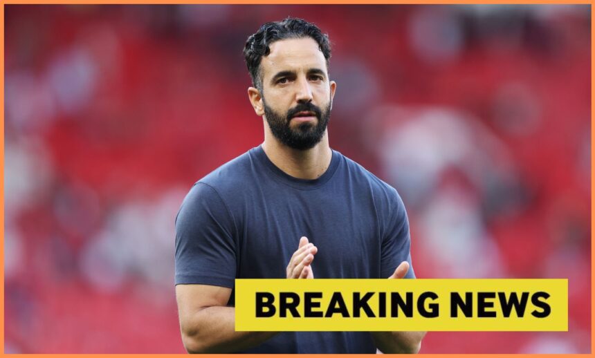 Man United manager Ruben Amorim