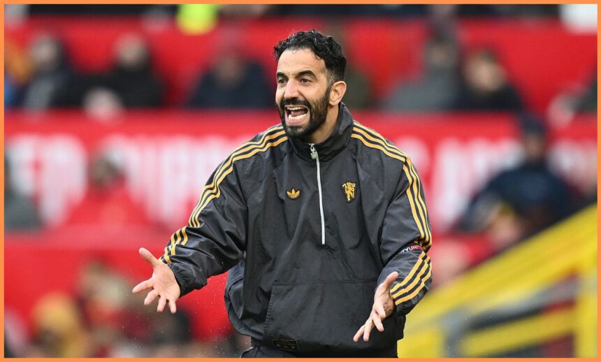 Man United manager Ruben Amorim