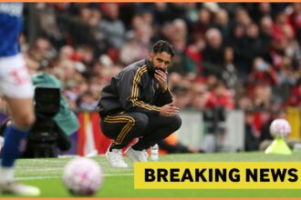 Ruben Amorim looks on, plus