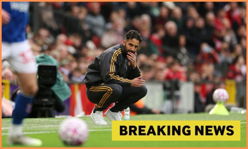 Ruben Amorim looks on, plus