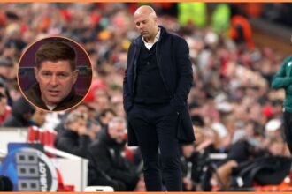 Arne Slot and Steven Gerrard