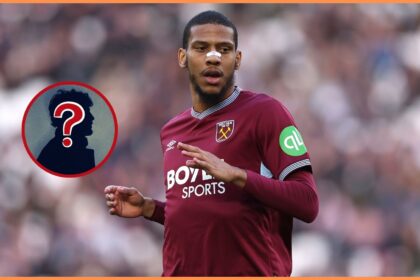 Jean-Clair Todibo in action for West Ham