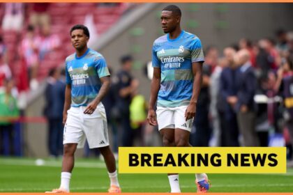 Rodrygo Goes and David Alaba