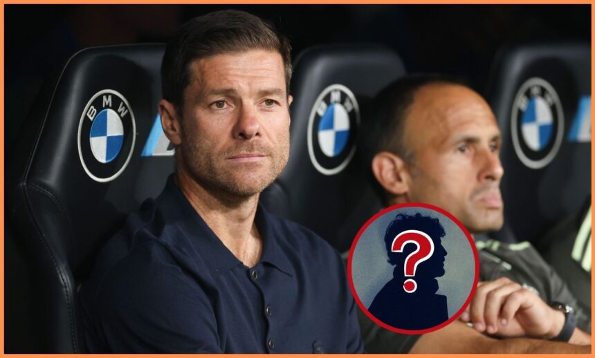 Xabi Alonso in the Real Madrid dugout